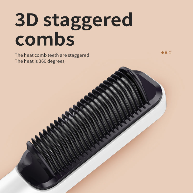Straight Hair Comb, Lcd, Household Negative Ion Lazy Person Curling Stick, Dual Purpose Hair Salon, Electric Hair Straightener - V.I.P Digital Presence