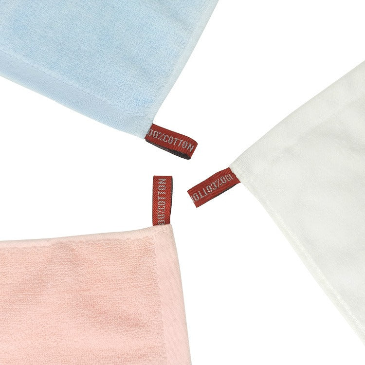 Small Square Towel, All Cotton 20 * 20, Kindergarten Pure Cotton Small Towel, Plain Hook, Hand Wipe Square Towel - V.I.P Digital Presence