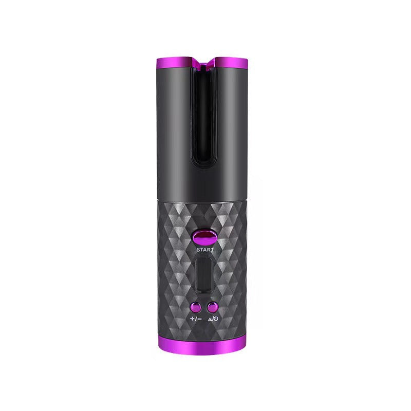 New Portable USB Charging Models Automatic Curling Iron Intelligent LCD Home Mini Lazy Hair Curler - V.I.P Digital Presence