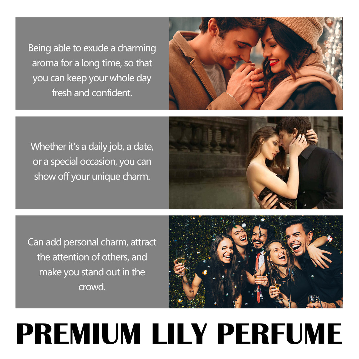 Premium Lily Perfume, Women's Lily Fragrance Fragrance Natural Fresh Stay Charm Ball Perfume - V.I.P Digital Presence