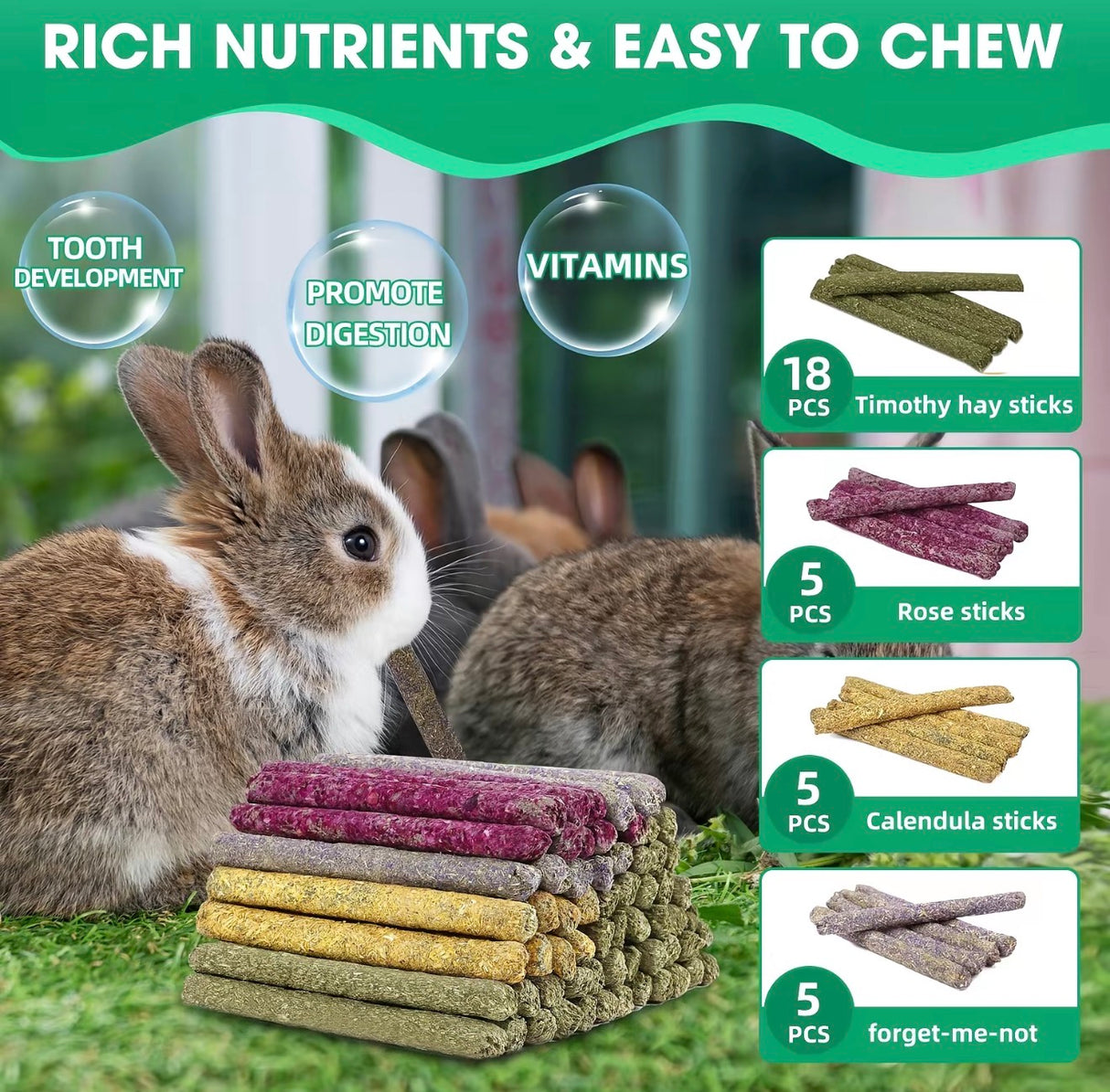 BunnyBite Chew Sticks