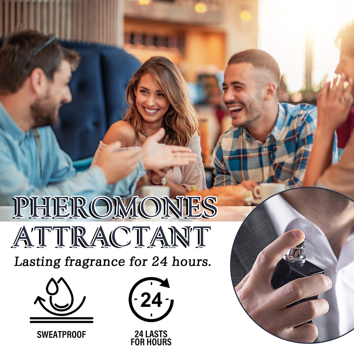 Pheromones Attractant, Natural Fresh Light Fragrance Lasting Fragrance Release Charm Niche Couple Dating Atmosphere Perfume - V.I.P Digital Presence