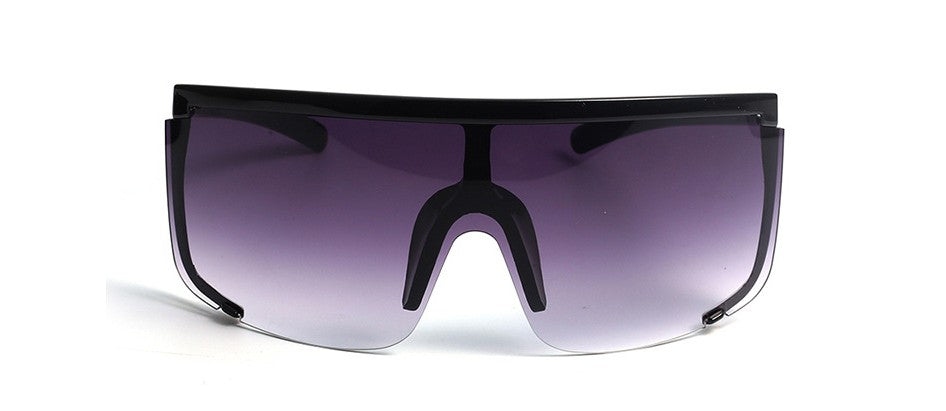 Personalized anti-ultraviolet large-frame white mercury sunglasses exaggerated one-piece anti-sputum and anti-splash glasses(HM-009) - V.I.P Digital Presence