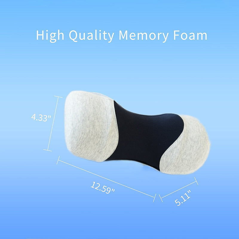 Cervical Pillow Reverse Bow Traction Pillow Memory Cotton Pillow Core Pure Cotton Cover Portable Neck Protection Pillow Cervical Pillow - V.I.P Digital Presence