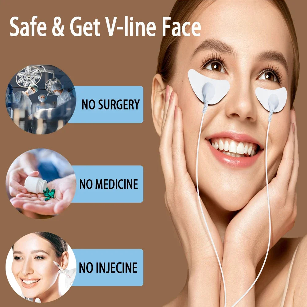 EMS Facial Massager Eye Face Lift Skin Tightening Anti-Wrinkle V-Shaped Face Muscle Stimulator Beauty Device - V.I.P Digital Presence