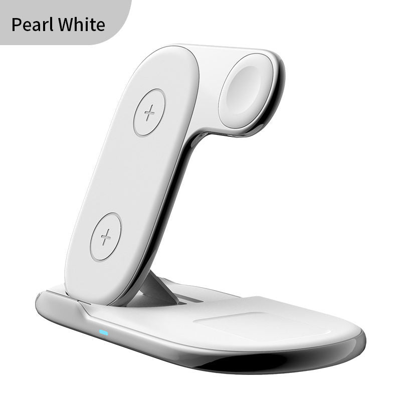 Foldable 3-in-1 wireless charger suitable for wireless charging of Huawei Android phones, Apple watches - V.I.P Digital Presence