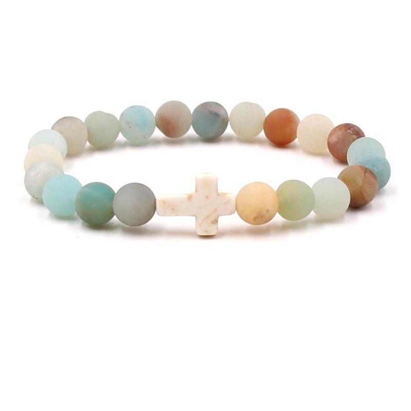 Fashion bead jewelry cross bracelet - V.I.P Digital Presence