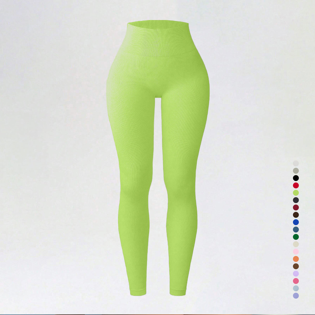 Threaded autumn and winter yoga pants seamless fitness pants high waisted sports yoga clothes leggings - V.I.P Digital Presence