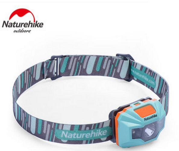 Linterna frontal LED ultraligera Naturehike resistente al agua con carga USB y 4 modos