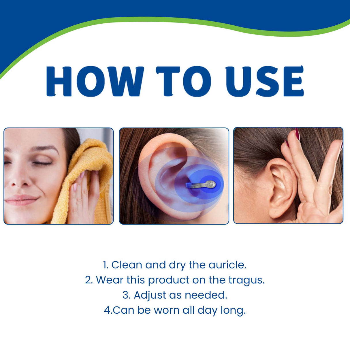 Auri-calm Tinnitus Relief Device, Relieve Ear Pain Tinnitus And Ear Discomfort Ear Massage Care Ear Clips - V.I.P Digital Presence