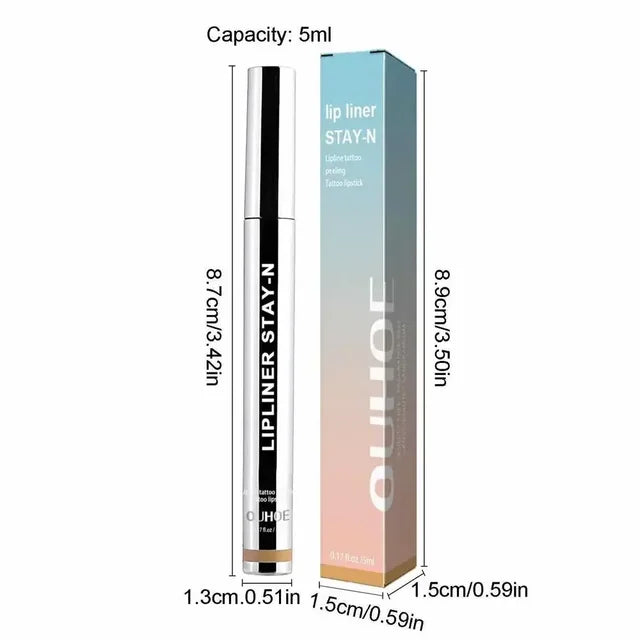 Peel Off Lip Liner Waterproof Long Lasting Liquid Lip Stick Non- Stick Liner Moisturizing Tear Off Lipliner Stain Care - V.I.P Digital Presence
