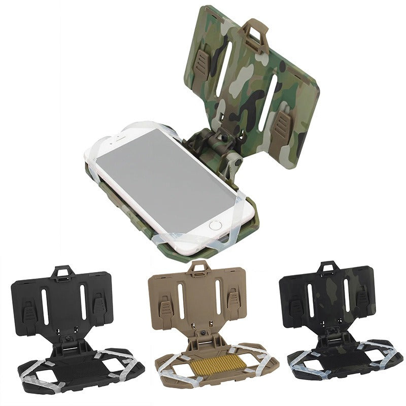Folding navigation board MOLLE mount tactical vest mobile phone holder navigator chest mount universal - V.I.P Digital Presence