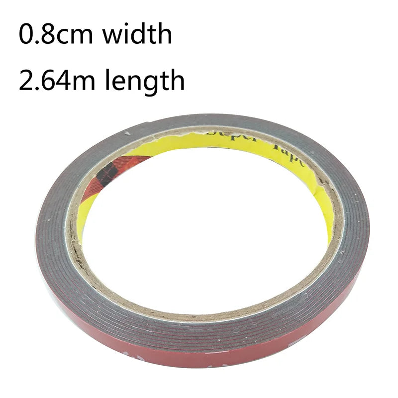 1pc 0.8CM Width Car Sticker for 3M Double Foam Faced Adhesive Tape Auto Glue Sticker Multi-function Car Accessories Car-styling - V.I.P Digital Presence