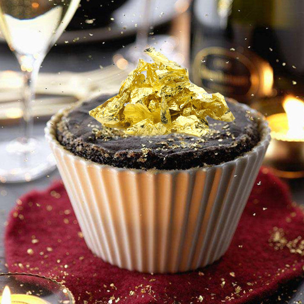 Gold Foil Pastry Decorations, Pastry Decoration Mask Treatment With Decorative Supplies - V.I.P Digital Presence