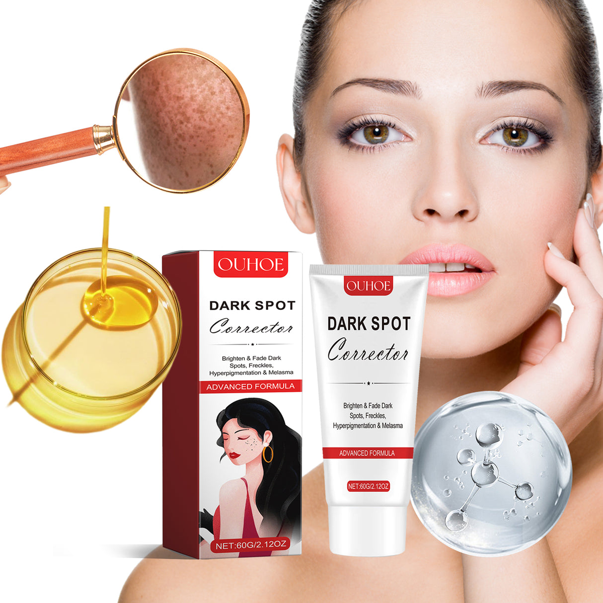 Dark Spot Whitening Cream, Lightening Yellow Brown White Spot Cream Dark Spots Correct Skin Tone Moisturize Skin Whitening - V.I.P Digital Presence