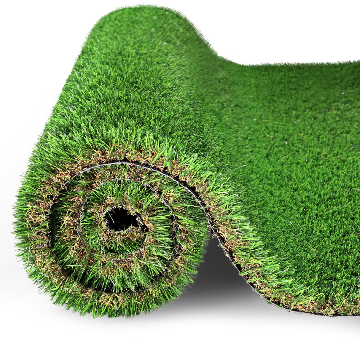 4FTX6FT outdoor artificial grass running blanket, thick and realistic fake grass roll with a pile height of 1.38 inches - V.I.P Digital Presence