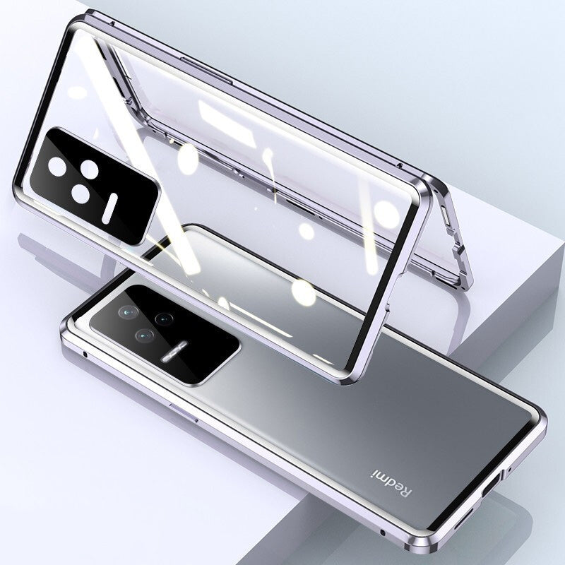 For Xiaomi 360 Full Cover Double Sided Tempered For K50 k50pro Front And Back Glass Phone Case