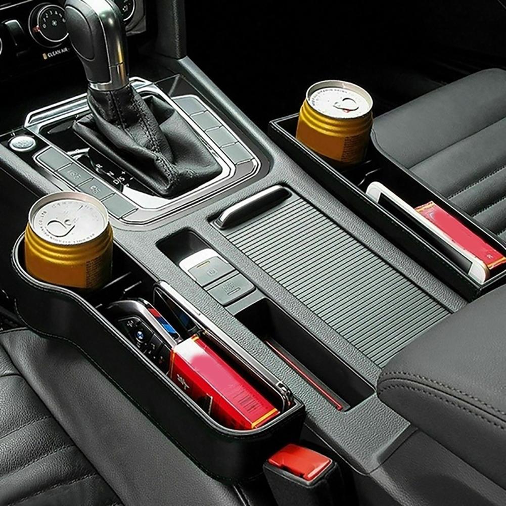 The New 1Pair Universal Auto Car Seat Crevice Plastic Storage Box Cup Phone Holder Organizer Reserved design Accessories - V.I.P Digital Presence