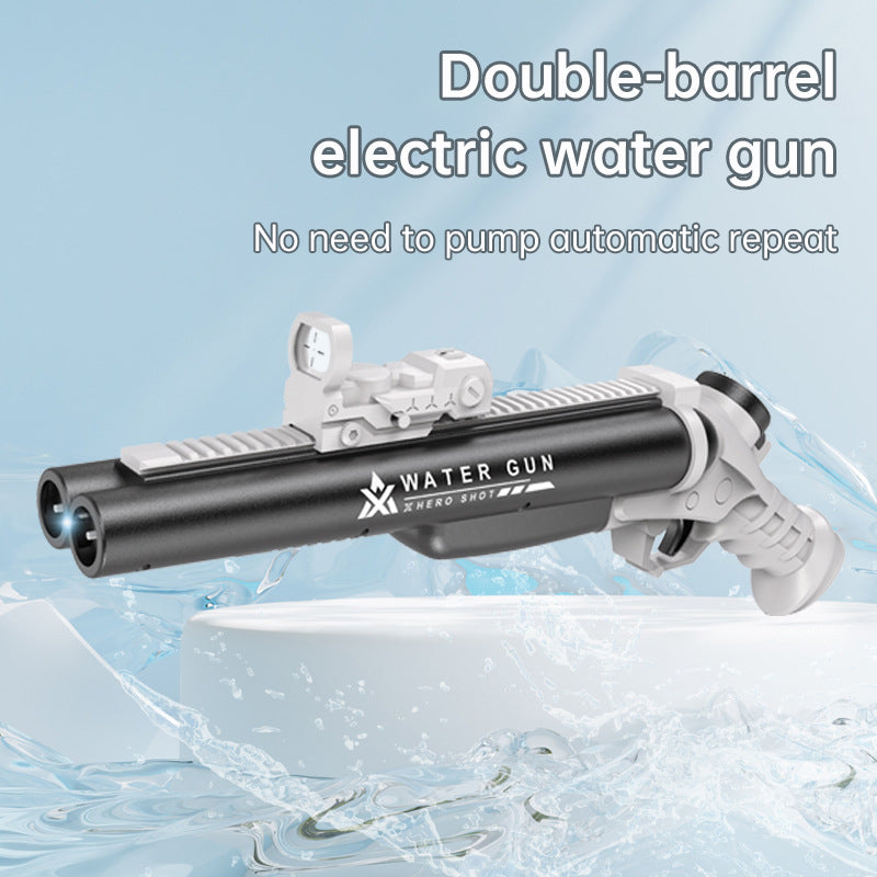Double tube electric water gun outdoor water play and war toy - V.I.P Digital Presence