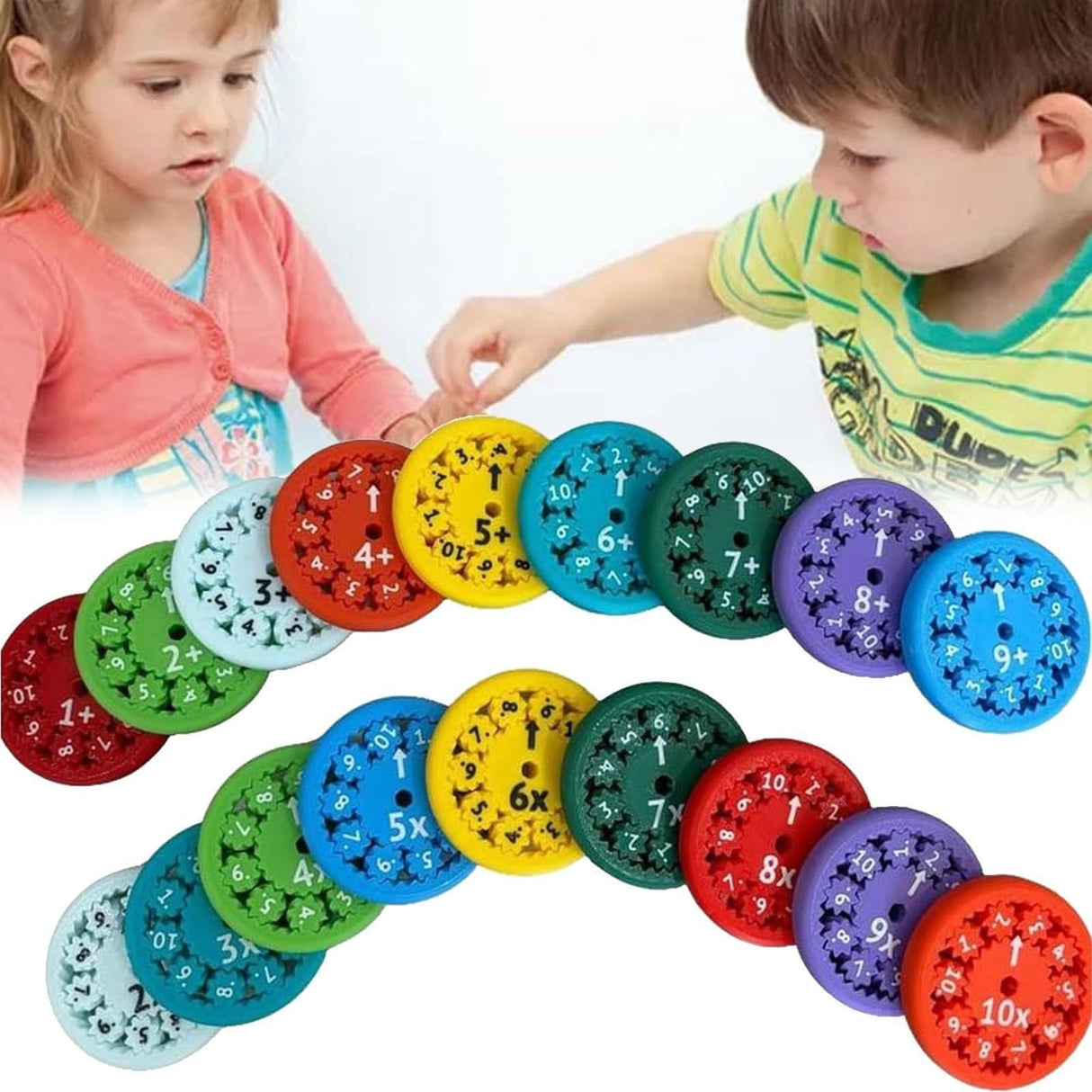 MATH FIDGET SPINNERS 9-piece math fidget spinner teaching enlightenment toy - V.I.P Digital Presence