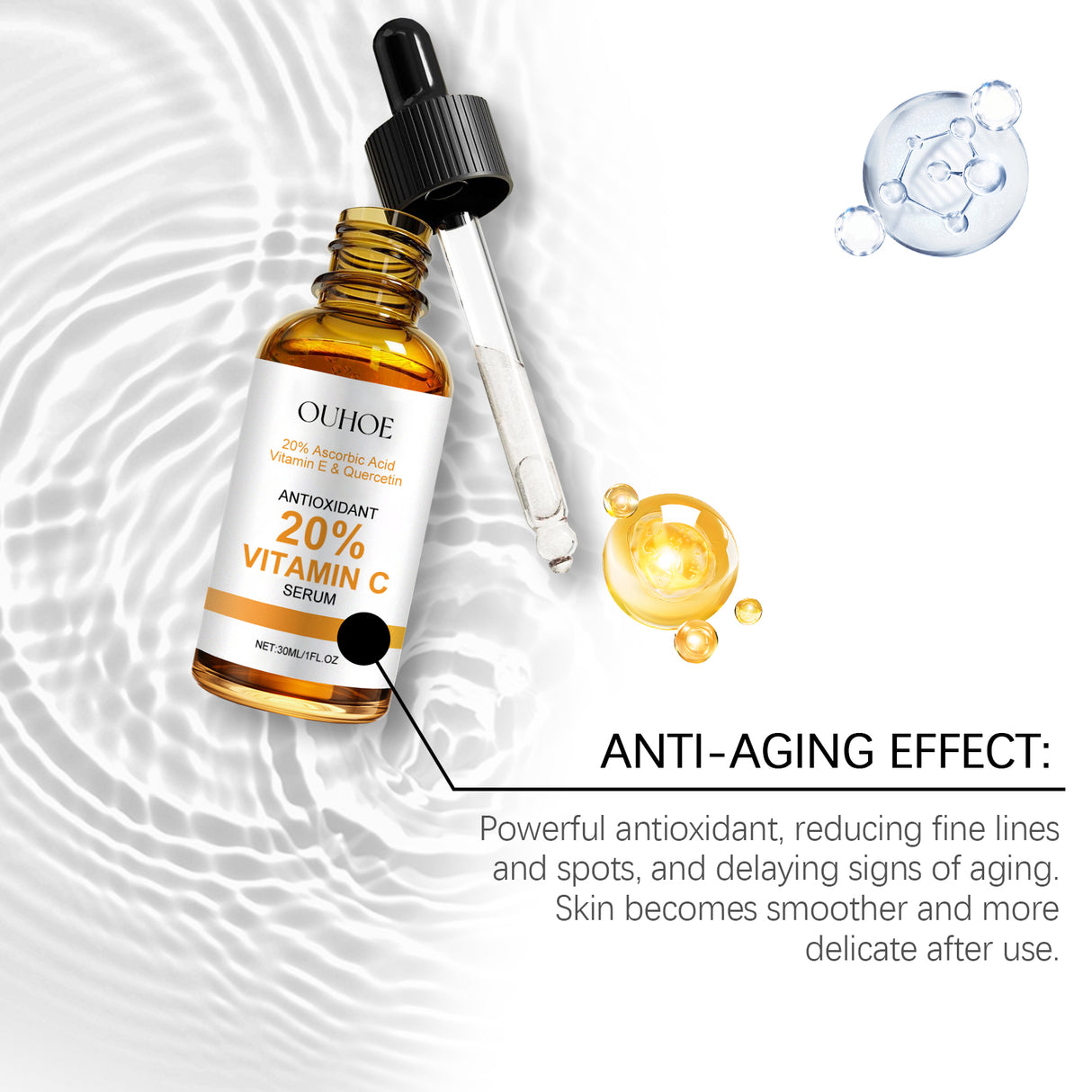 Vitamin C Essence, Facial Gentle Brightening Deep Moisturizing Repair Nourishing Skin Care Essence - V.I.P Digital Presence