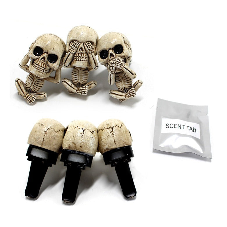 Ghost Head Aromatherapy Hanger Set Resin Car Air Outlet Aromatherapy Decoration Car - V.I.P Digital Presence