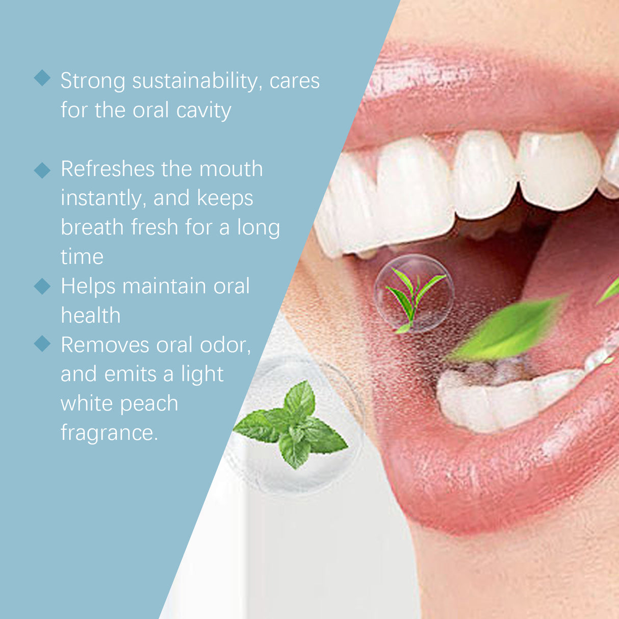 Secret Mint Oral Care Air Fresher Spray, Remove Coffee Stains And Whiten For Healthy Teeth - V.I.P Digital Presence