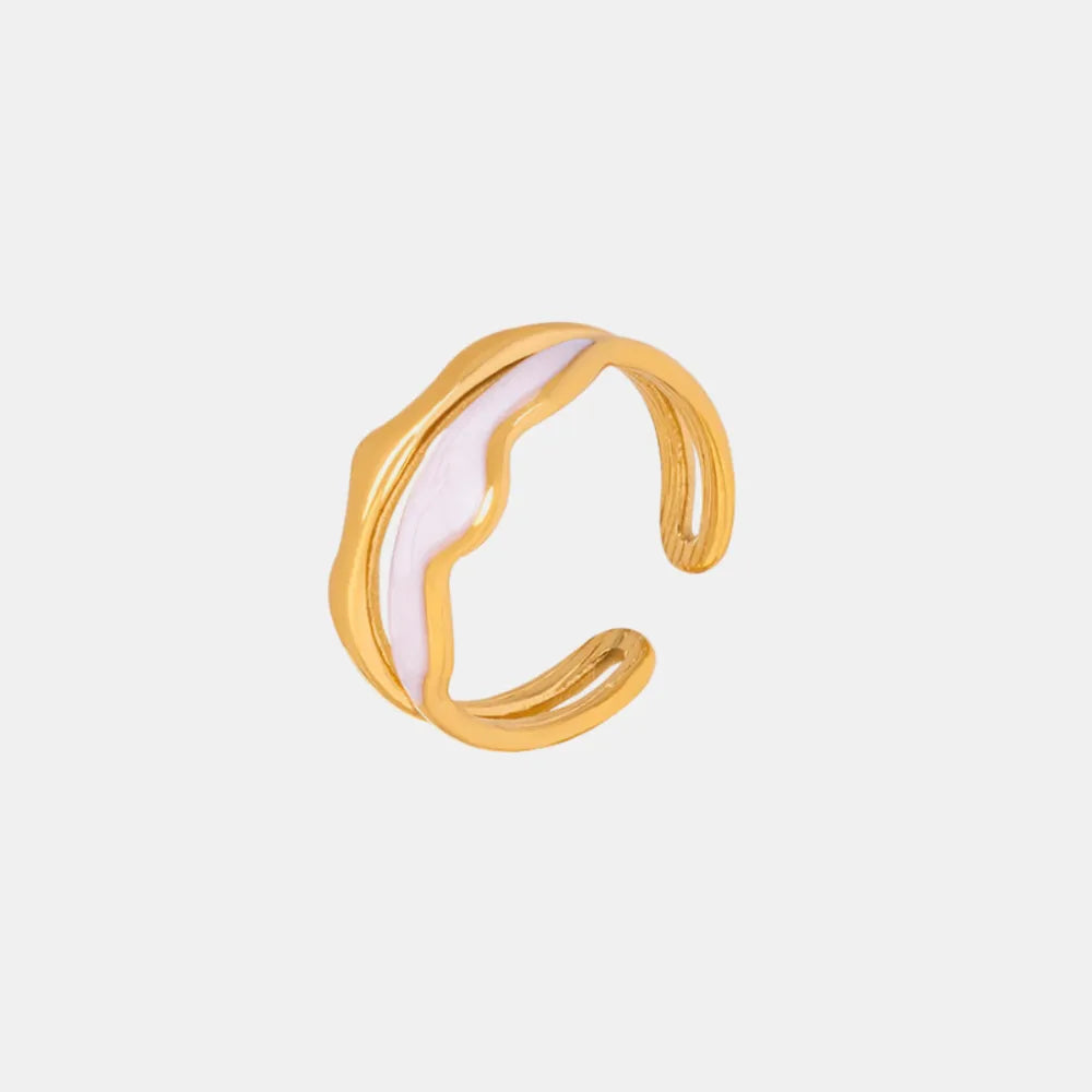 18K Gold-Plated Open Ring - V.I.P Digital Presence