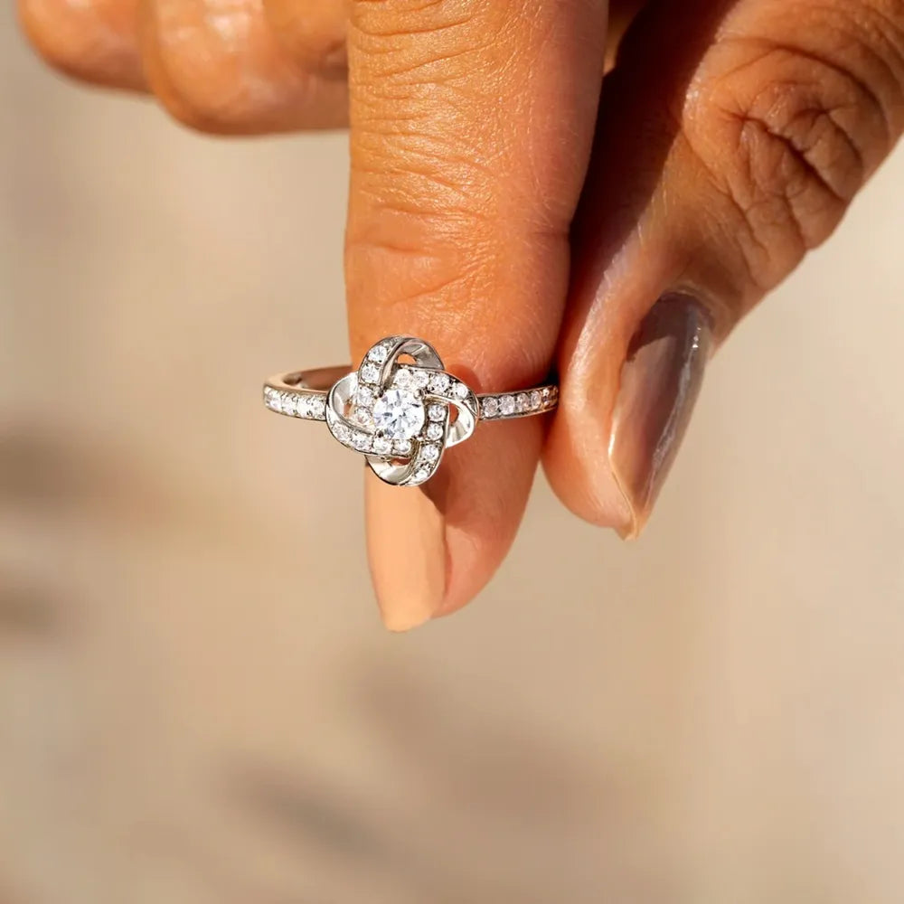 925 Sterling Silver Inlaid Zircon Ring - V.I.P Digital Presence