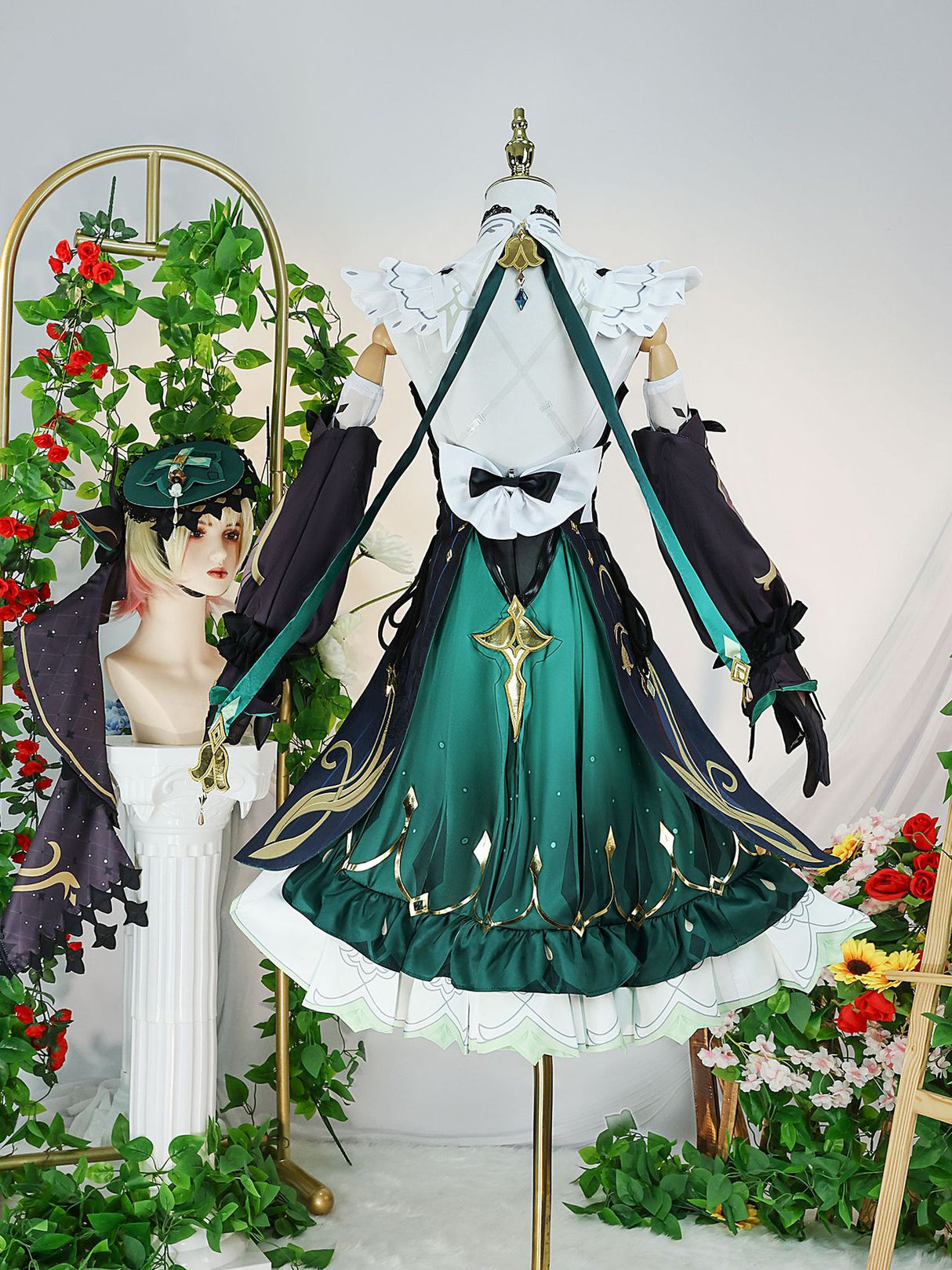 Genshin Impact cos costume perfumer Amelia cosplay costume matching shoes - V.I.P Digital Presence