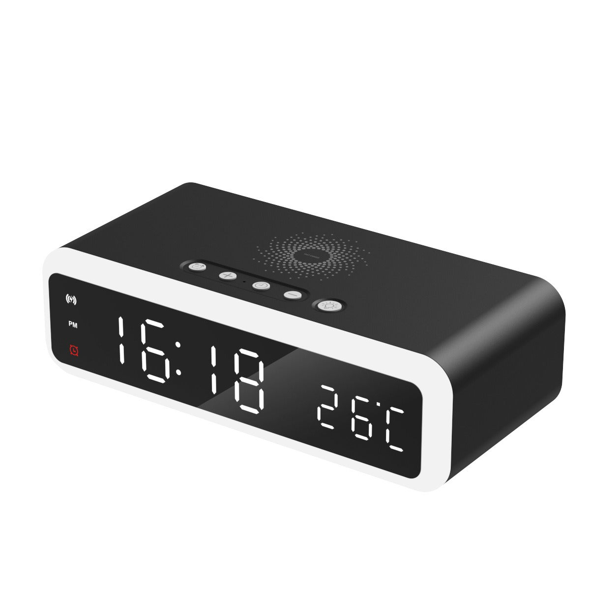 New clock thermometer wireless charging 15W mobile phone wireless charging multifunctional digital alarm clock wireless charging - V.I.P Digital Presence