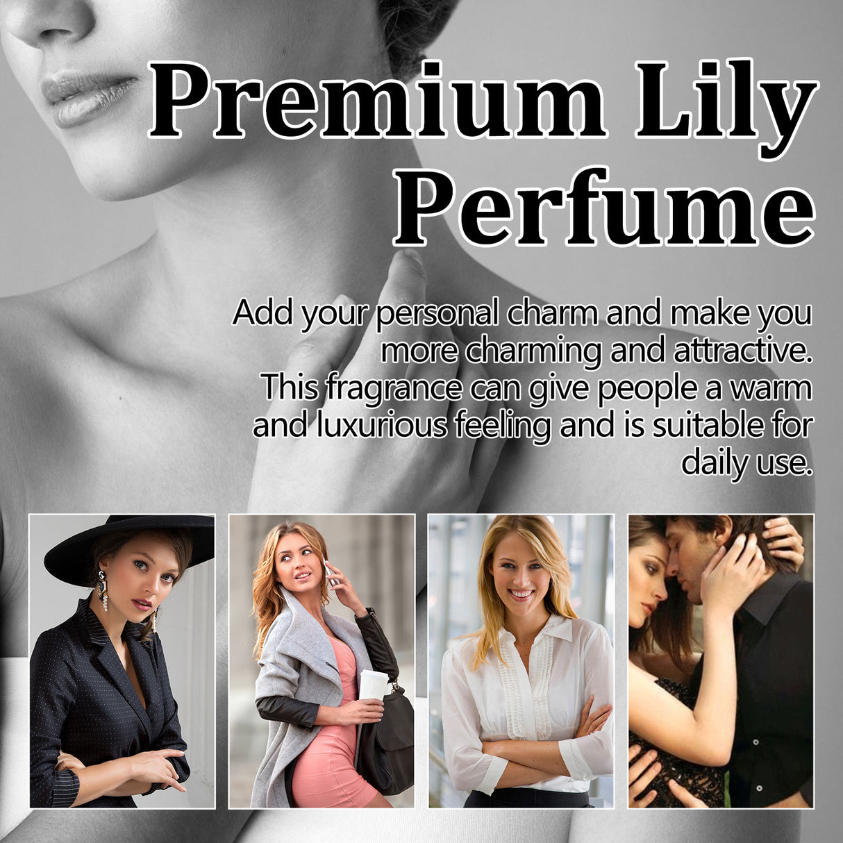 Premium Lily Perfume, Women's Lily Fragrance Fragrance Natural Fresh Stay Charm Ball Perfume - V.I.P Digital Presence