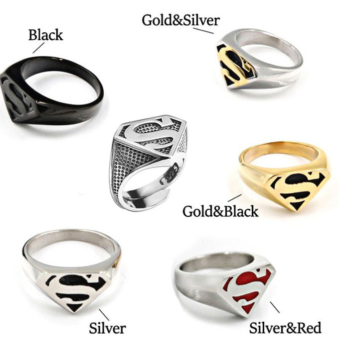 Superman Men's Ring European and American Fashion - V.I.P Digital Presence