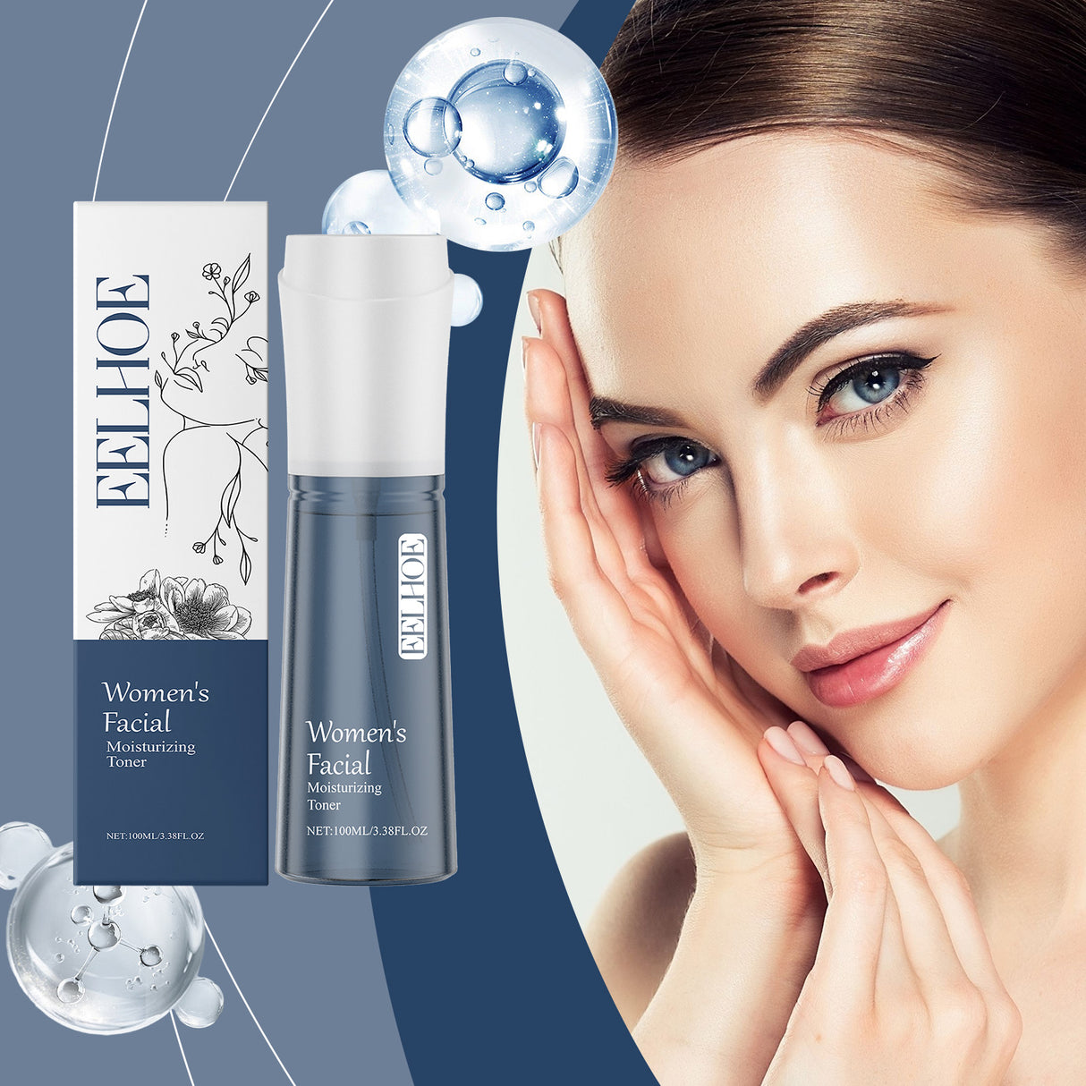 Tónico facial rejuvenecedor que hidrata y nutre las líneas finas para mejorar la condición de la piel del rostro.