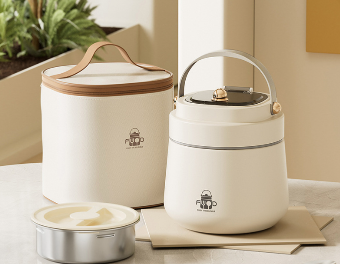 Adults Stainless Steel Insulated Lunch Box With Spoon And Fork, Insulated Bag, Leak-Proof, Keeps Food Warm - V.I.P Digital Presence