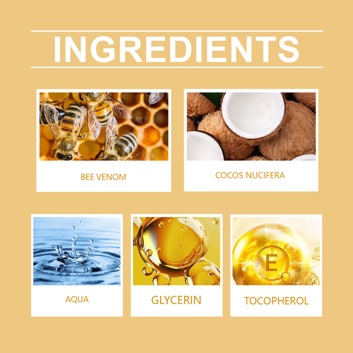 Crema para el cuidado de la piel con veneno de abeja Mejora la condición de la piel Repara la piel suavemente Keyou Cuidado de la piel suave