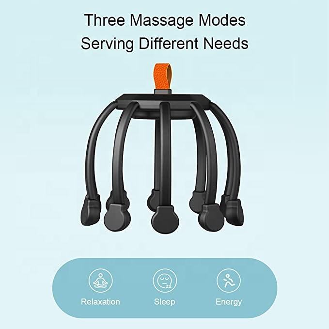 New arrival vibrating head massage 360 degree head massager 10-Motor electric scalp massager - V.I.P Digital Presence