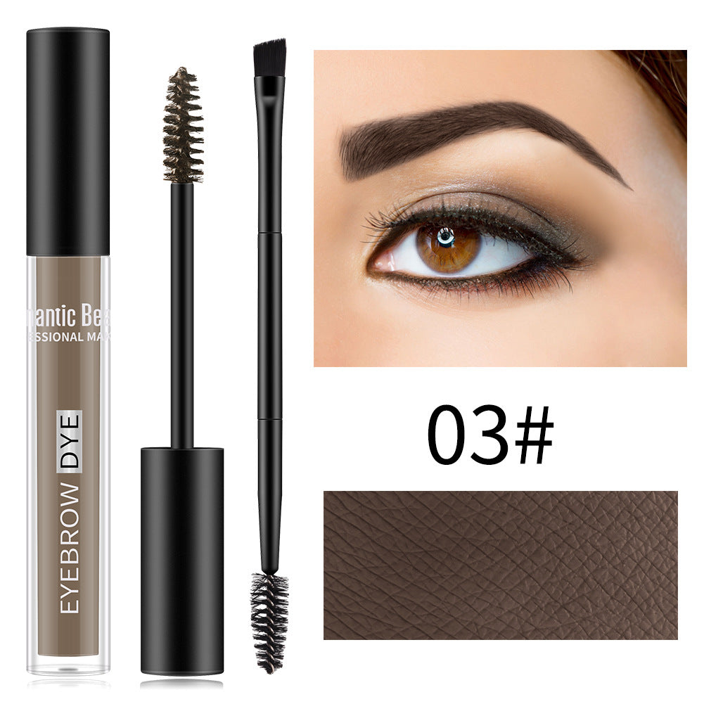 Romantic Beauty Two-Headed Brow Brush For Long-Lasting Styling Waterproof Perspiration-Proof Brow Dye - V.I.P Digital Presence