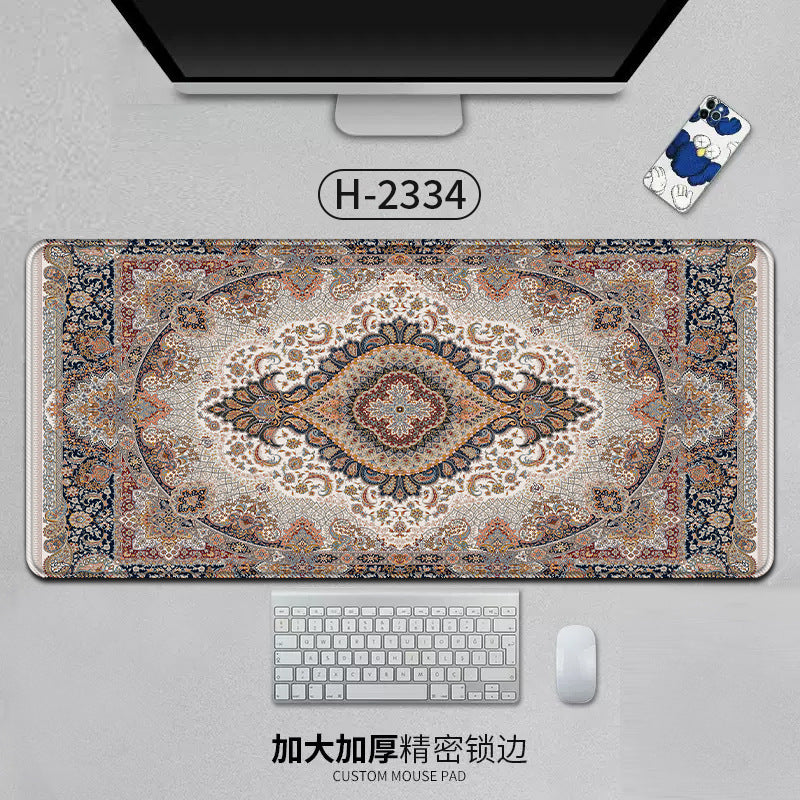 Large Persian Mouse Pad Office Carpet MousePad Natural Rubber Lockedge Anti Slip Desk Mat Laptop Office Game Accessories Pad - V.I.P Digital Presence