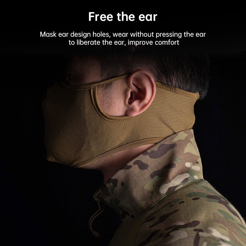 WoSporT shooting mask silicone mask tactical multifunctional cycling half face breathable face protection mask - V.I.P Digital Presence