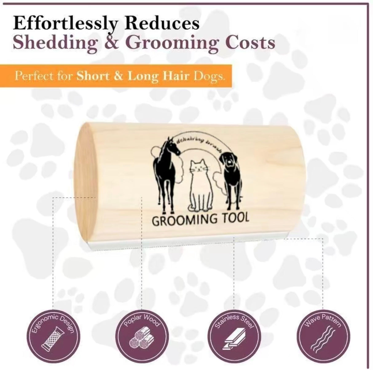 FurEase Pro Deshedding Brush