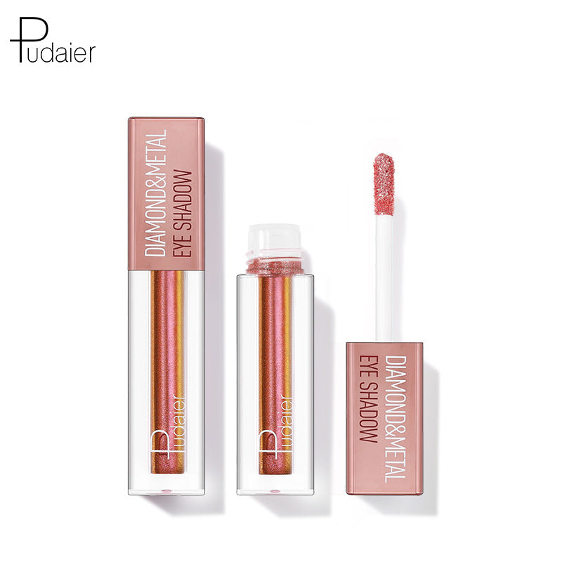 Pudaier Star Diamond Yaojin Liquid Eye Shadow Lying Silkworm Brightens Polarized Mermaid Ji Metal Eye Shadow Liquid - V.I.P Digital Presence