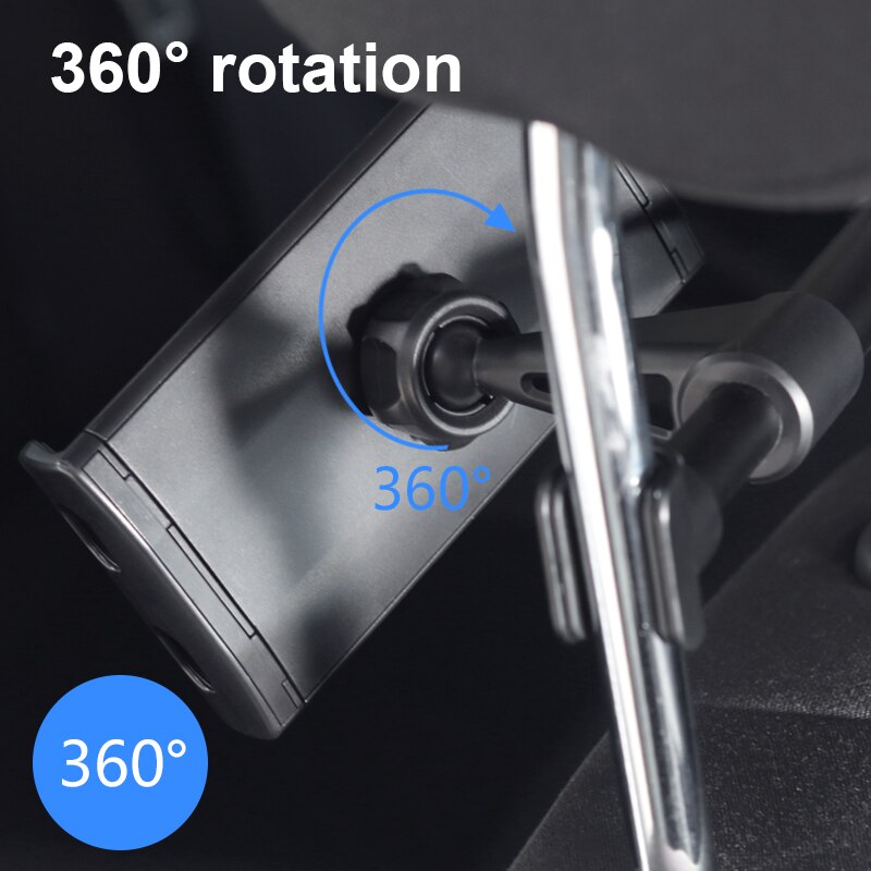 4-11.5inch Car Back Seat Phone Holder Tablet Mobile Phone Holder Universal Car Headrest Holder 360 Rotatable Stand Support - V.I.P Digital Presence