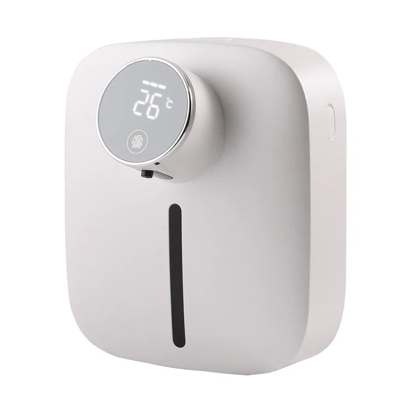 Wall-mounted Automatic Soap Dispenser Multifunctional Infrared Sensor LED Digital Display Touchless Foam USB Rechargeable - V.I.P Digital Presence