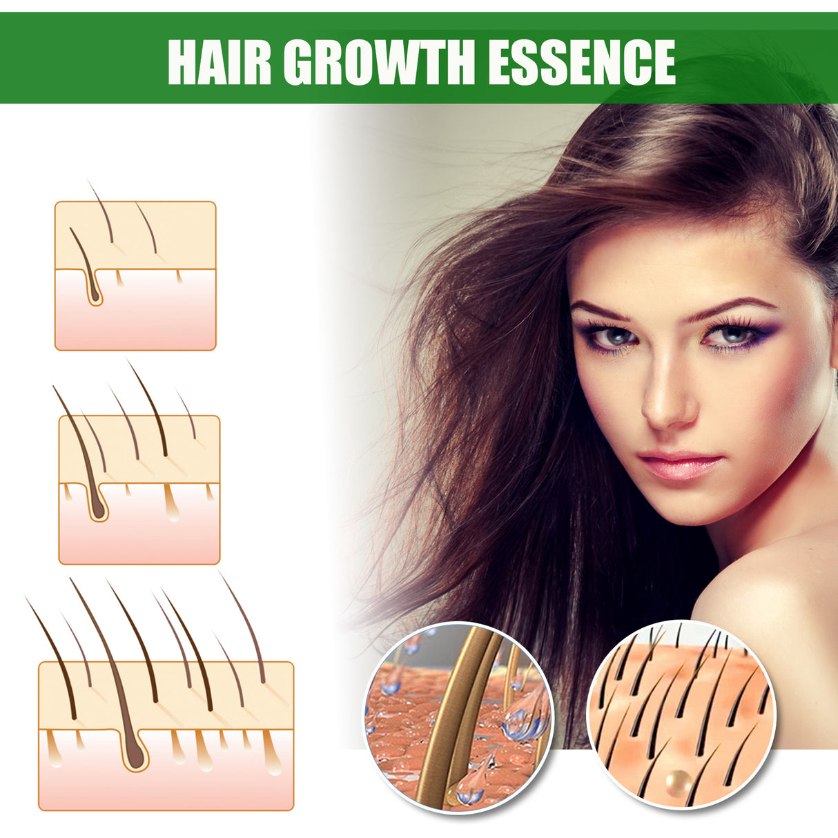Ginger Hair Growth Spray, Nourishing And Nourishing Hair Root, Hair Care Solution To Prevent Scalp Loss - V.I.P Digital Presence