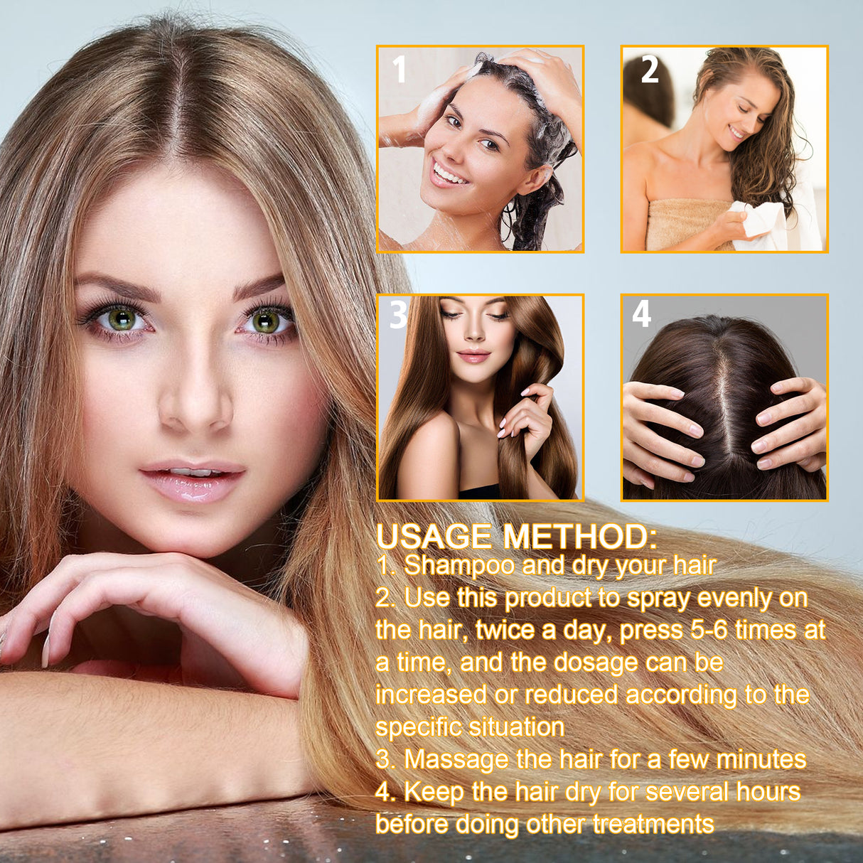 Biotin Hair Growth Spray, Strong Anti-Rip Repair Hair Care And Root Stabilization Spray - V.I.P Digital Presence