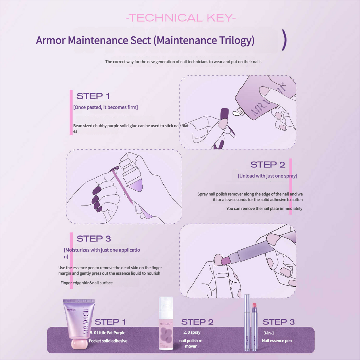 Mr. Wish Solid Glue: The Perfect Adhesive for Nail Patches and Extensions - V.I.P Digital Presence