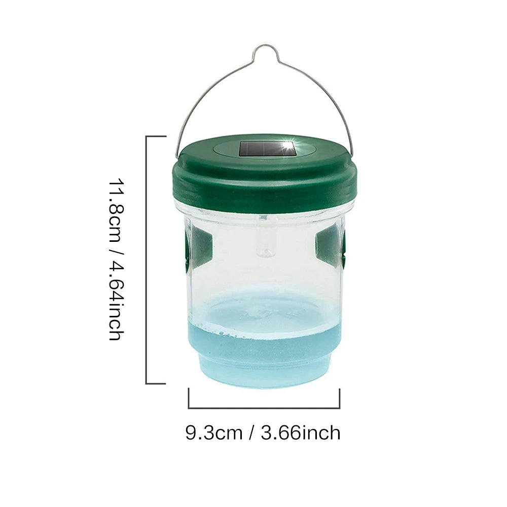 Solar Wasp Trap Waterproof Outdoor Hanging Trap Safe Non-Toxic Bee Hornet Traps Reusable Garden Fruit Fly Catcher - V.I.P Digital Presence