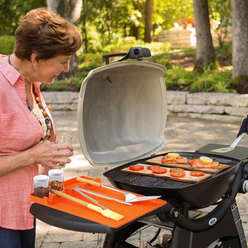 Barbecue dustproof silicone cover and baking tray protective pad are suitable for various silicone oven pads - V.I.P Digital Presence