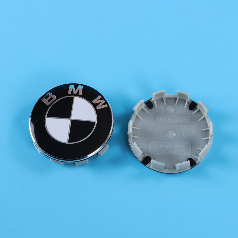 Suitable for BMW front and rear standard wheel hub covers 56/68mm 3 Series 5 Series X1X5X6M logo co branded center cover logo - V.I.P Digital Presence
